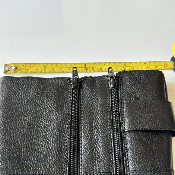 Anne Klein BNIB - black leather boots Sz 9 - Picture 8 of 13